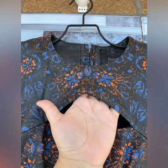 Markus Lupfer x ASOS leather skater dress size 6 - Picture 7 of 14